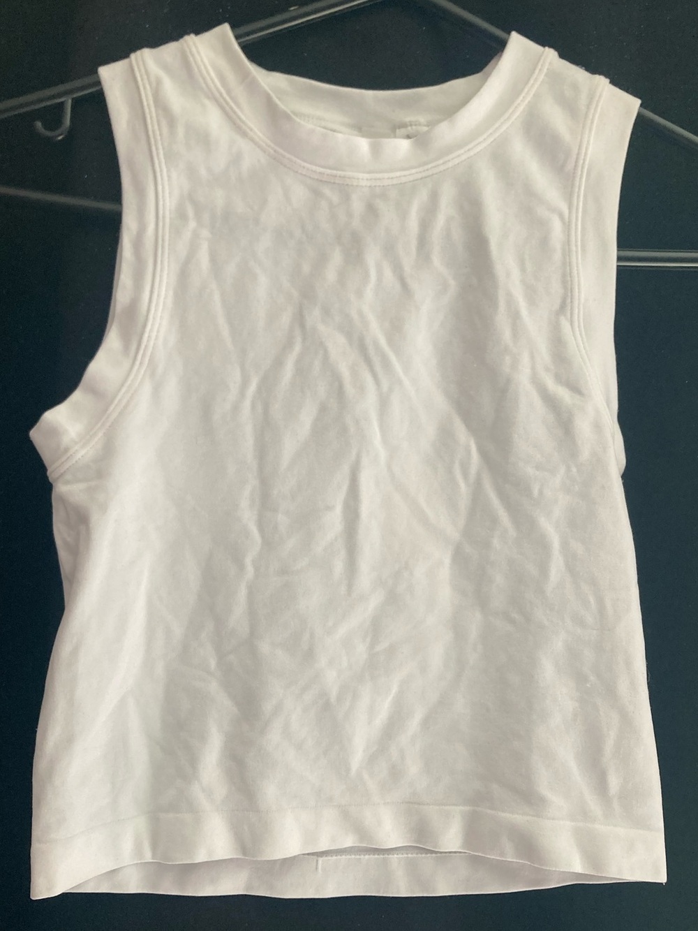 Classic White Sleeveless Tee - Women